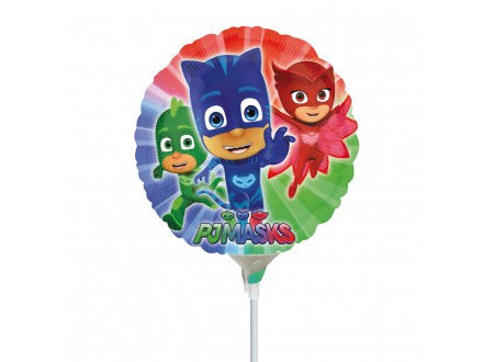 PALL. PJ MASKS MYLAR TONDO - 23 CM